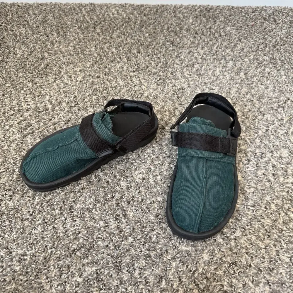 Reebok Beatnik Men’s Size 9 Sandals Shoe Green Corduroy
